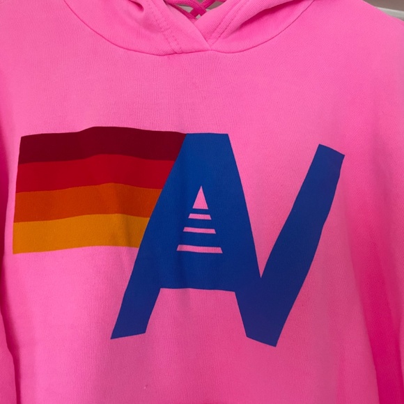 Aviator Nation neon pink hoodie - Picture 2 of 5